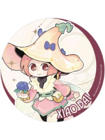 罗小白-星律回响系列亚克力流沙杯垫