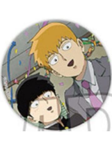 影山茂夫＆灵幻新隆1-Animage杂志封面徽章