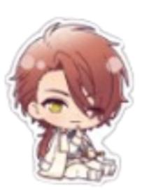 Cain-Friend Characters闪贴纸