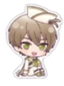 Mitile-Friend Characters闪贴纸