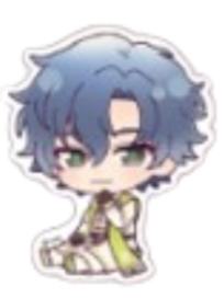 Figaro-Friend Characters闪贴纸
