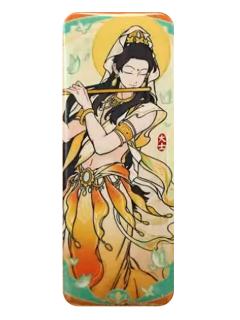 大士-伎乐飞天系列马口铁徽章