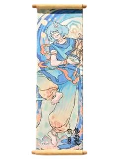 哮天-伎乐飞天系列卷轴冰箱贴