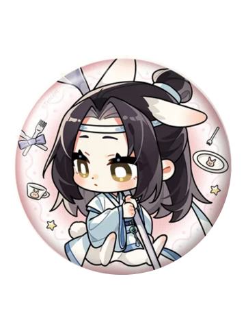 蓝忘机(叉勺款)-云深兔绕系列吧唧