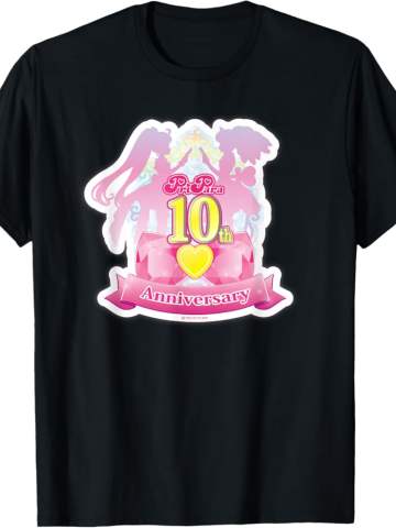 10周年（黑色）-全员和视觉图T恤
