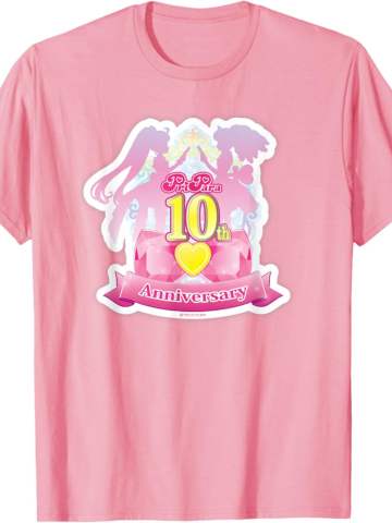 10周年（粉色）-全员和视觉图T恤