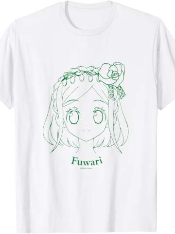 芙羽梨面部（白色）-全员和视觉图T恤