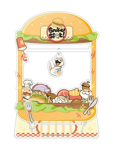 点点汉堡款-悬空美食杯立牌