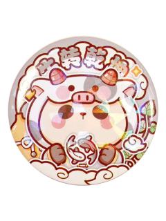 奶盖熊(牛)-多加奶盖熊系列十二生肖徽章