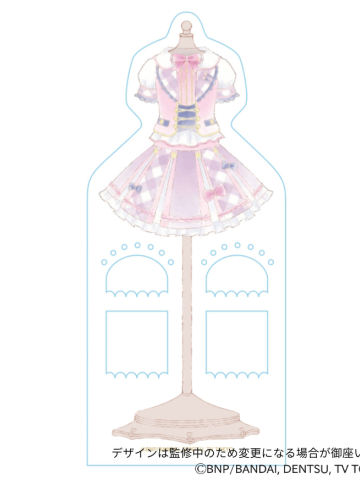 姫石来希-粉彩连衣裙饰品架