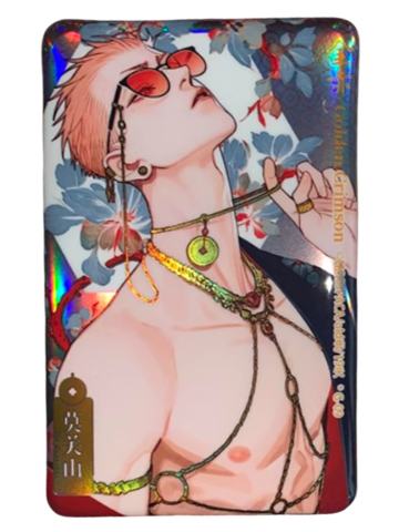 莫关山(异色款)-金赤系列马口铁碎闪徽章盲盒
