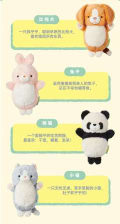 练练小队MUGYUUUS毛绒玩偶系列-资料图