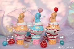 TiTi x Sooya 玻璃弹珠 冰淇淋兔-资料图