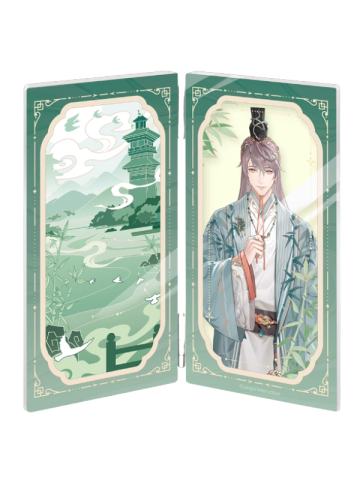 袁基-相见绒绒花笼隔屏