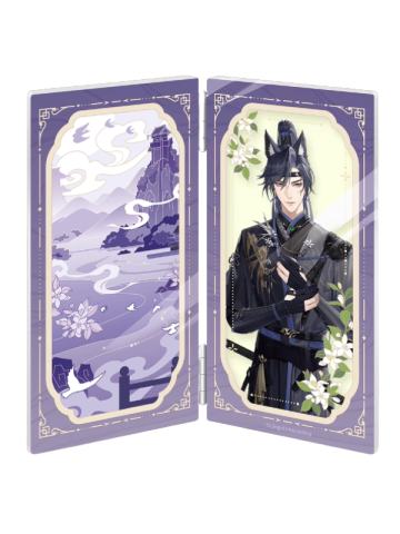 傅融-相见绒绒花笼隔屏