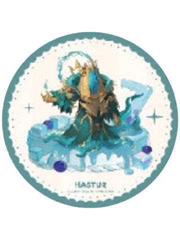 黄衣之主-潮玩星球七周年主题店特典杯垫