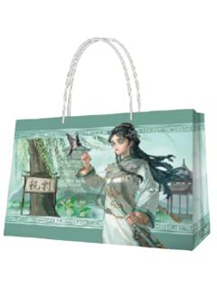 古董商-潮玩星球七周年主题店城市限定购物袋
