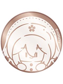 八重神子-雨中嬉乐系列镜面金属迷你徽章