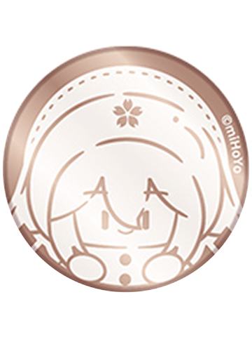 八重神子-雨中嬉乐系列镜面金属迷你徽章