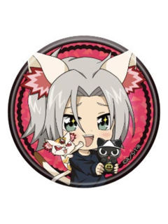 狱寺隼人-南家糖猫耳粉西装快闪Q版吧唧