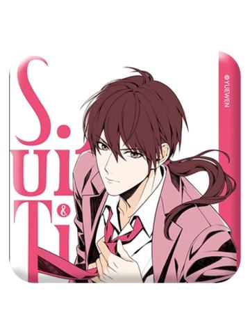 张佳乐-Suit & Tie 系列双闪马口铁徽章