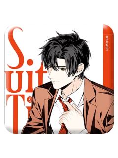 叶修-Suit & Tie 系列双闪马口铁徽章