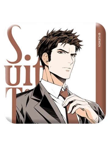 韩文清-Suit & Tie 系列双闪马口铁徽章