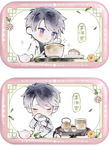 李泽言-茶园一日系列Q版徽章套组