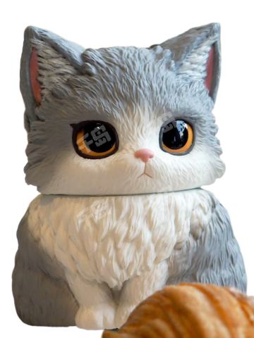 坐坐蓝猫加白