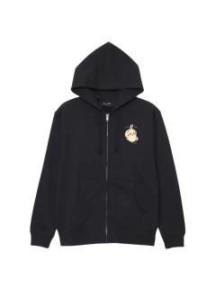 撅屁股乌萨奇(卫衣左胸印花黑色)-大耳朵乌萨奇系列周边