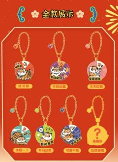 胖虎幸运转盘金属挂件系列-资料图