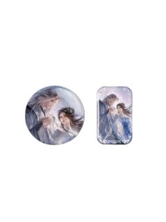 王林&李慕婉-战天道林婉系列双闪徽章套装