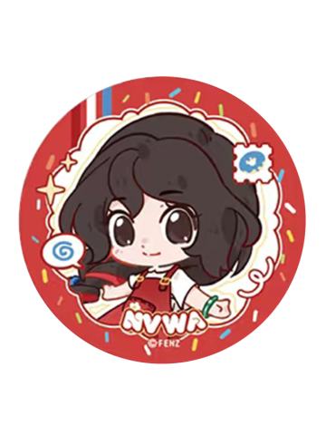 女娲-幼稚园系列马口铁徽章