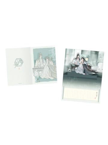 魏无羡＆蓝忘机立体明信片-书香满室系列周边