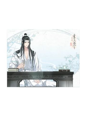 蓝忘机合影亚克力卡-书香满室系列周边