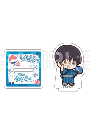 志村新八-吃冰3z浴衣Q版立牌