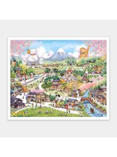 招财猫村庄(2000片)-资料图