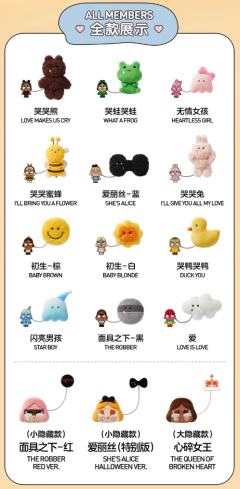 眼泪工厂系列毛绒徽章-资料图