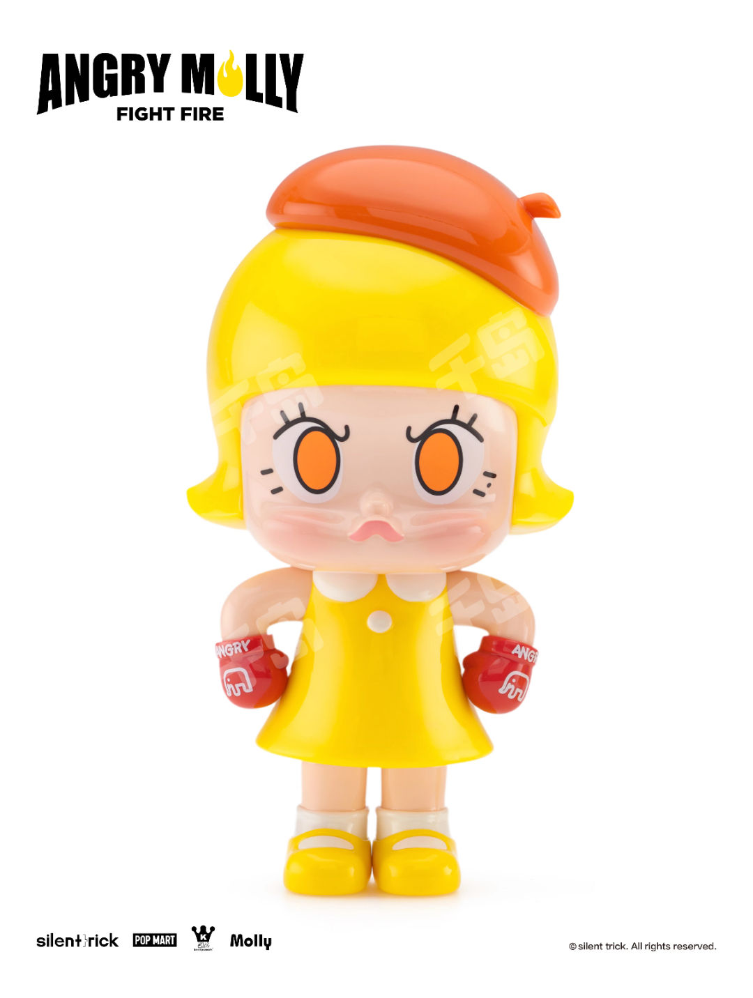Angry Molly-红土Clay Court | Molly - 泡泡玛特- Silent Trick - 大娃