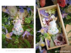 大劉 × SooyaStudio Les Fleurs 繁花 冰淇淋兔-资料图