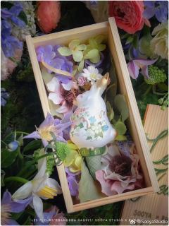 大劉 × SooyaStudio Les Fleurs 繁花 冰淇淋兔