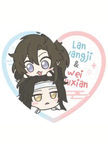 魏无羡＆蓝忘机-BLANC cafe漫画满赠心形卡