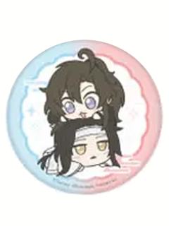 魏无羡＆蓝忘机-BLANC cafe漫画哑光Q版吧唧