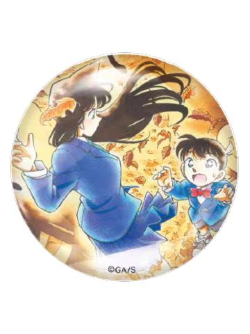 江户川柯南&毛利兰-原画系列双闪徽章组