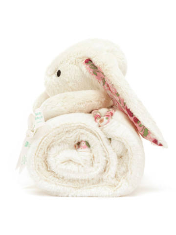 Blossom Cream Bunny 'Berry' Blankie
