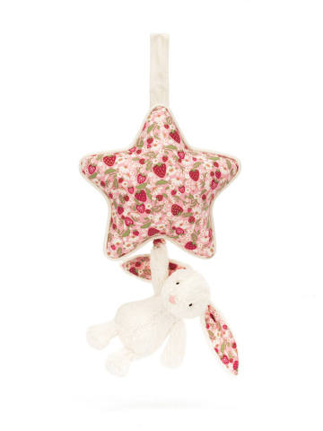 Blossom Cream Bunny 'Berry' Musical Pull
