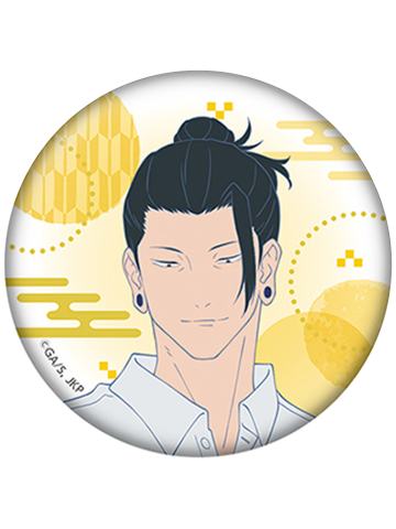 夏油杰-和风设计烟火烫金吧唧