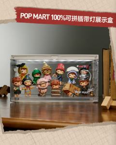100%可拼插带灯展示盒-资料图