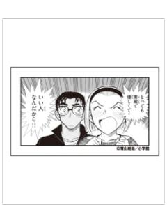 京极真&铃木园子2-原画画布冰箱贴