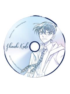 工藤新一手绘风CD亚克力杯垫-永远的一瞬快闪系列